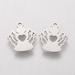Tarnish Resistant 201 Stainless Steel Charms&nbsp;STAS-Q201-T178