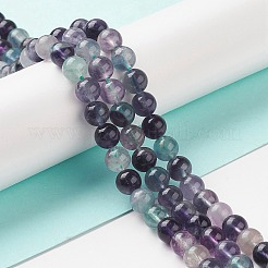 Natural Fluorite Beads Strands&nbsp;G-B038-C02
