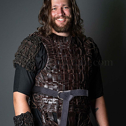 Medieval Viking Imitation Leather Chain Belts for Men&nbsp;AJEW-WH20020-261A
