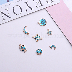Alloy Enamel Pendants&nbsp;ENAM-CJ0001-26