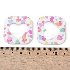 Printed Opaque Acrylic Pendants&nbsp;FIND-K017-09A