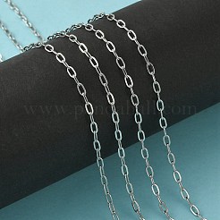Tarnish Resistant 304 Stainless Steel Cable Chains&nbsp;CHS-K001-30-2.5mm