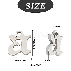 201 Stainless Steel Charms&nbsp;STAS-SC0001-55P