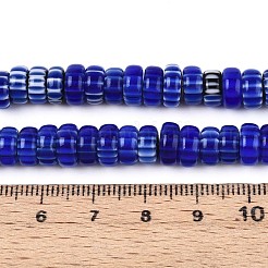 Handmade Millefiori Glass Beads Strands&nbsp;LAMP-T021-27B-04