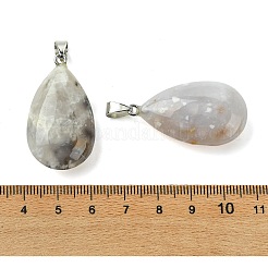 Natural White Agate Pendants&nbsp;GG-K002-09E