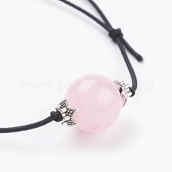 Adjustable Waxed Polyester Cord Beaded Bracelets&nbsp;BJEW-JB03351