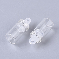 Glass Bottle Pendant Decoration&nbsp;X-CON-T001-001