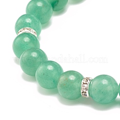 Gemstone & Synthetic Hematite Stretch Bracelet with Star Charm&nbsp;BJEW-JB07714