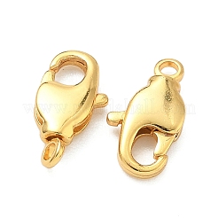 Brass Lobster Claw Clasps&nbsp;KK-H532-17C-G