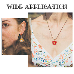 60Pcs 10 Style Alloy Enamel Pendants&nbsp;FIND-NB0004-33