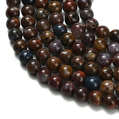 Natural Pietersite Beads Strands&nbsp;G-L642-B16-6mm