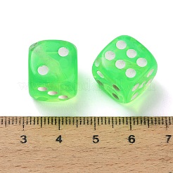 Spray Printed Transparent Acrylic Beads&nbsp;AC-CBA40CF-01C