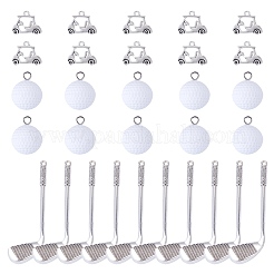 20Pcs 2 Styles Tibetan Style Alloy Pendants&nbsp;FIND-TA0010-94