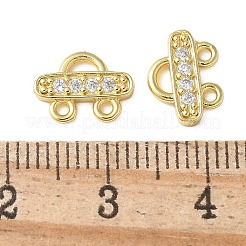 Brass Micro Pave Cubic Zirconia Chandelier Component Links&nbsp;KK-P290-28G