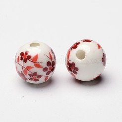 Handmade Printed Porcelain Beads&nbsp;X-CF188Y