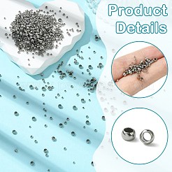 1256Pcs Stainless Steel Crimp Beads&nbsp;STAS-CJ0002-89