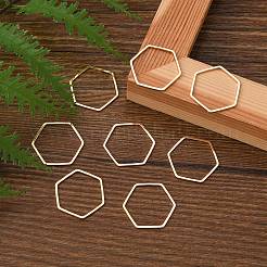 Brass Linking Rings&nbsp;KK-S327-03KC