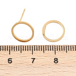 316 Stainless Steel Stud Earrings&nbsp;X-EJEW-D339-05G