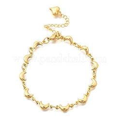 304 Stainless Steel Link Bracelets for Women&nbsp;BJEW-P354-06G