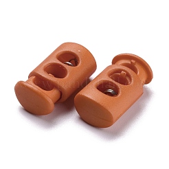 Plastic Spring Cord Lock Stopper Cylinder&nbsp;FIND-I013-A08