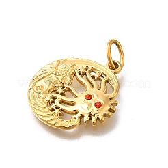 304 Stainless Steel Pendants&nbsp;STAS-R159-61G-02