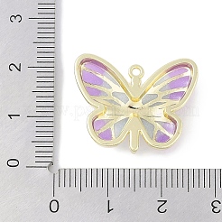 Rack Plating Alloy Enamel Pendants&nbsp;PALLOY-F018-22G-01
