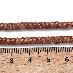Synthetic Goldstone Heishi Beads Strands&nbsp;G-A299-A03-01