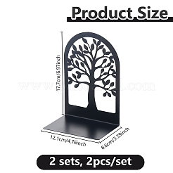 Iron Bookend Display Stands&nbsp;AJEW-WH0455-74