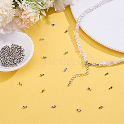100Pcs 304 Stainless Steel Chain Extender Drop&nbsp;STAS-BBC0010-08