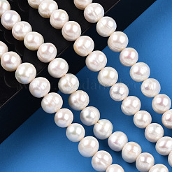 Natural Cultured Freshwater Pearl Beads Strands&nbsp;PEAR-N013-08C