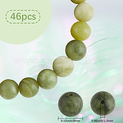 46Pcs Natural Taiwan Jade Beads&nbsp;G-SC0003-59