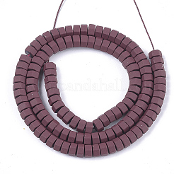 Spray Painted Non-magnetic Synthetic Hematite Beads Strands&nbsp;G-T116-27-21