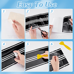 Paper Car Hood Cover Sticker&nbsp;DIY-WH0019-78