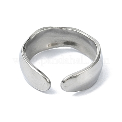 304 Stainless Steel Cuff Simple Rings&nbsp;RJEW-M019-65P