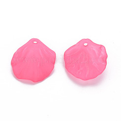 Transparent Frosted Acrylic Pendants&nbsp;MACR-S371-01A