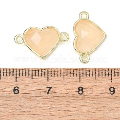 Natural Rose Quartz Links Connectors&nbsp;G-E538-01G-02