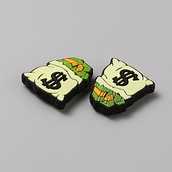 U.S. Dollar Food Grade Eco-Friendly Silicone Focal Beads&nbsp;SIL-CJC0007-02D