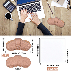 1Pc PU Leather Glasses Case&nbsp;AJEW-CN0005-70A