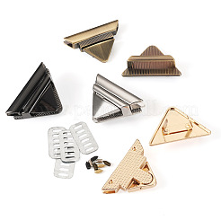 4 Bags 4 Colors Zinc Alloy Twist Bag Lock Purse Catch Clasps&nbsp;PURS-TA0001-03