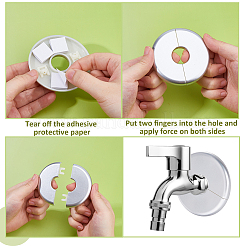 Plastic Radiator Escutcheon Water Pipe Cover&nbsp;KY-WH0083-001-A02