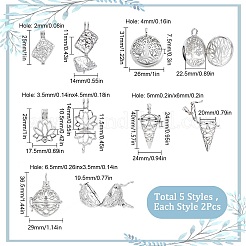 10Pcs 5 Styles Jewelry Making Finding Sets&nbsp;DIY-SC0020-05