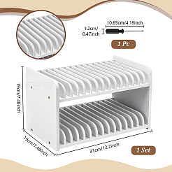Wood with Iron Mobile Phone Storage Box&nbsp;AJEW-WH0481-200