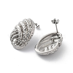 Non-Tarnish 304 Stainless Steel Stud Earrings&nbsp;EJEW-D095-10P