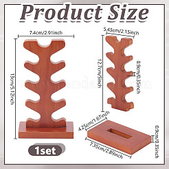 Wood Display Easels for Wand&nbsp;AJEW-WH0695-045B