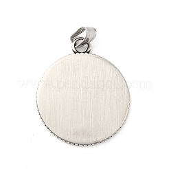 304 Stainless Steel Pendants&nbsp;STAS-P309-09AS