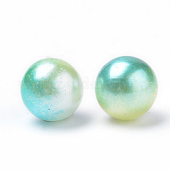 Rainbow Acrylic Imitation Pearl Beads&nbsp;OACR-R065-8mm-03