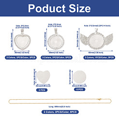 DIY Pendant Necklace Making Finding Kits&nbsp;DIY-FW0001-29