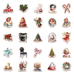 50Pcs/set Christmas PVC Self-Adhesive Stickers&nbsp;PW-WGE1BF0-01
