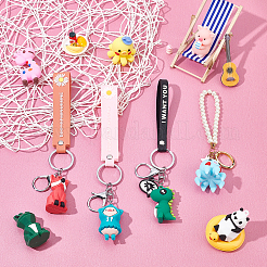 18Pcs 9 Style PVC Big Pendants&nbsp;FIND-BC0002-59
