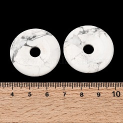 Natural Howlite Pendants&nbsp;G-A320-01A-23